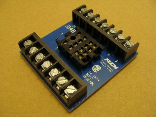 Tyco augat rdi 314bs 620-0202 relay socket base 14-pin square 10a 150v 14-20 awg for sale
