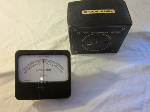 VINTAGE SIMPSON DIRECT CURRENT 500 MICROAMPERES MODEL 29 # 3937