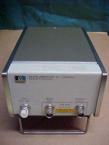 Hewlett Packard 8447D Amplifier   HP 8447D  0.1-1300 MHz