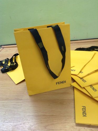 Fendi Monogram Gift Bag 100% Authentic 10pc Lot