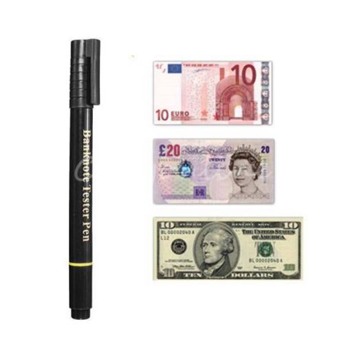 Bank Note Tester Pens Counterfeit Marker Detector Checker For Fake Money Bill