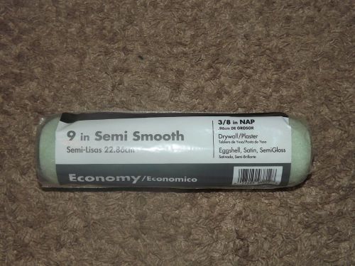 9 in Semi Smooth 3/8in  NAP Roller Cover