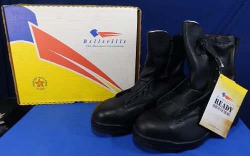 Belleville 800ST Black Leather Steel Toe Gore-Tex Boots Made in USA Sz 10  1/2