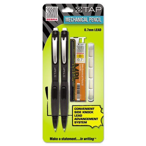 Z-tap mechanical pencil, black, 0.7 mm, 2/pack for sale