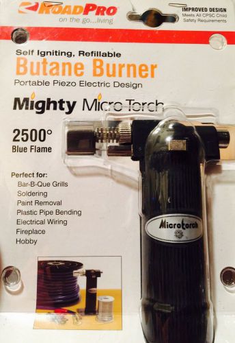 Brand New Butane Burner Portable Mighty Micro -Torch Mighty 2500 Blue Flame