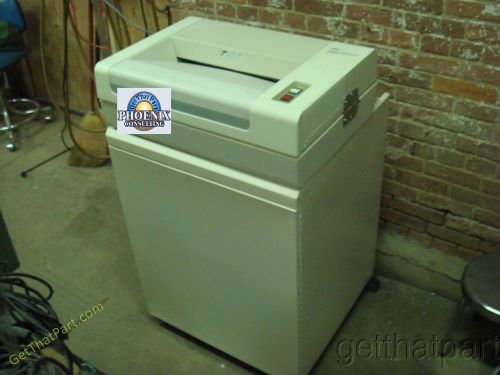Gbc 1656s 7501001 industrial usa made 2hp fast stripcut paper shredder for sale
