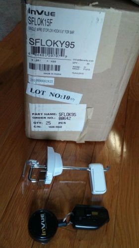 Lot of 90 invue sflok15f single wire stoplok sh500 secure hook 5.5&#034; bar for sale