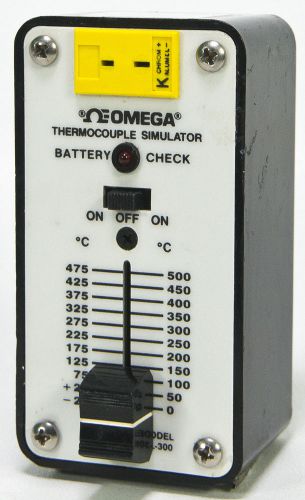 OMEGA CL-300-500C Portable Thermocouple Source Simulator
