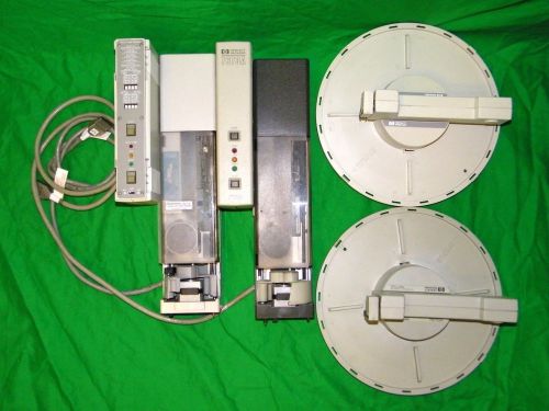 Lot of 2 HP Autosamplers and Trays 7673B and 7673A - 18593A 18593B