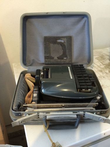Vintage Stenograph Court Reporter Machine wth Original Samsonite Case