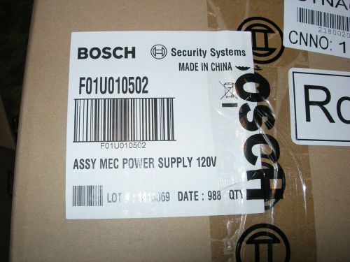 Bosch 120V Mechanical Power Supply Model F01U010502 NIB