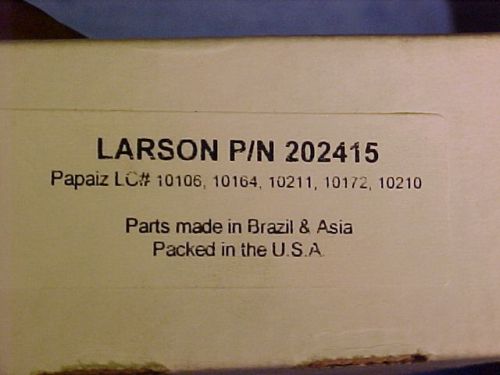 LARSON ML75 MORTISE LOCK KIT 202415 Papaiz brass w/keys new nib
