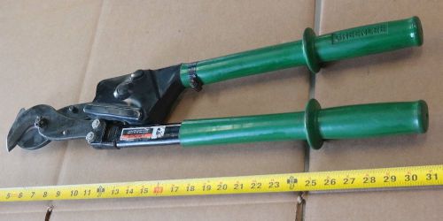 Greenlee 756 heavy duty ratchet cable wire cutter cutters for sale