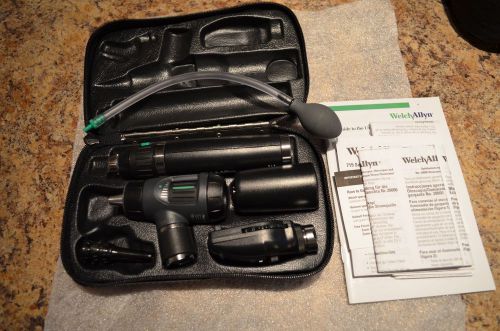 Welch Allyn diagnostic set 3.5v otoscope ophthalmoscope lithium ion