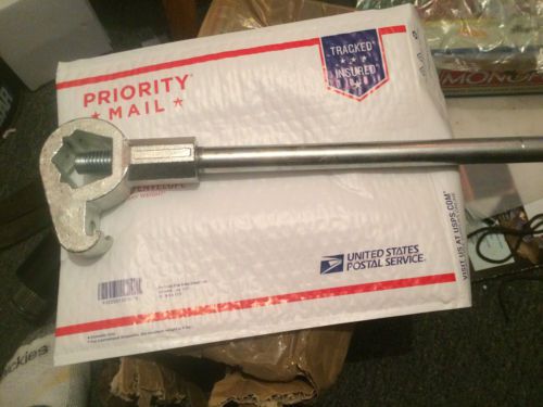 Heavy duty adjustable fire hydrant adapter wrench for sale