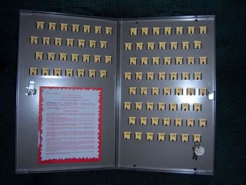 Key control systems. 84 Key Locking  Storage Box Wall Mount Cabinet Safe,2 Keys