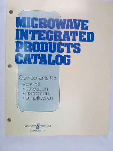 Microwave Integrated Products Catalog-1979- Hewlett Packard Components