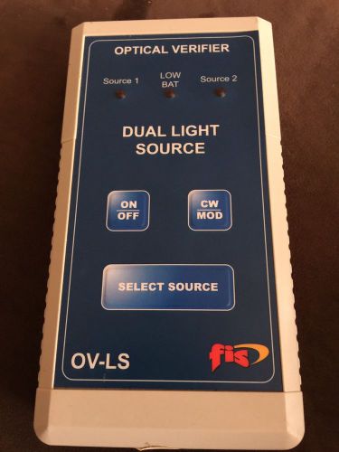 GReat ConditionFIBER INSTRUMENT SALES / FIS OPTICAL LIGHT SOURCE OV-LS 9052-0000