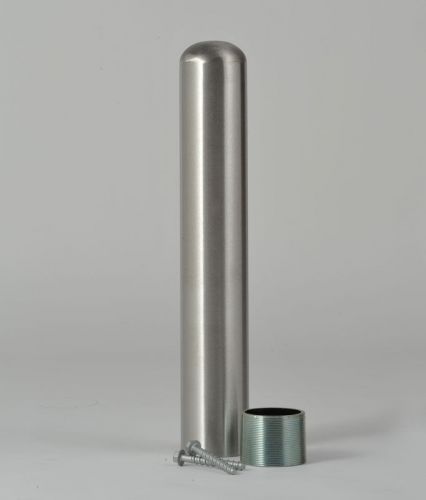 TWO 32&#034; STAINLESS STEEL Bollard Cover, 4 In Dia.,
