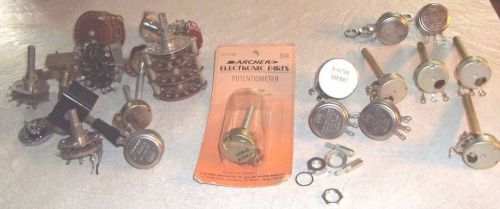 HUGE LOT OF ELECTRICAL COMPONENTS&amp;PARTS~Mallory&amp;Allen Bradley+Potentiometer~New