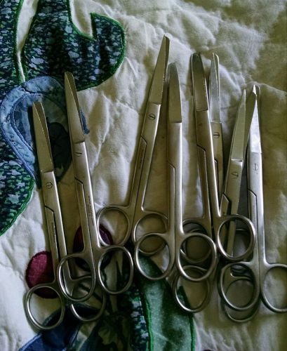 SCISSORS STAINLESS STEEL PAKISTAN 8 PAIRS CURVED