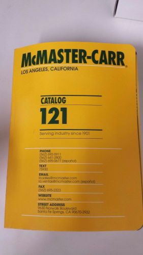 McMaster-Carr Catalog #121