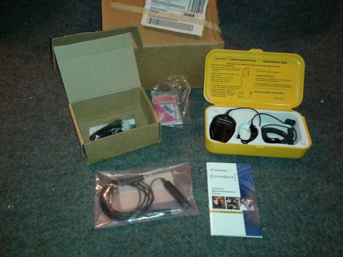Motorola Commport headset NTN1723A for HT750/1250 w/palm style PTT new old stock