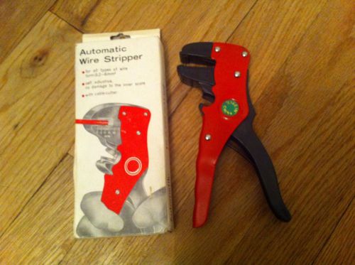 vintage automatic wire stripper Automatik Abisoliezange cable cutter wi/old box