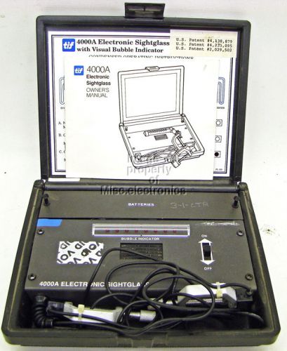 Tif 4000A Electronic Sight Glass w/ Visual Bubble Indicator