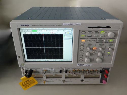 Tektronix CSA8200 w/ 80A05-10G Clock Recovery &amp; 80C12-F5 Optical Sampling Module