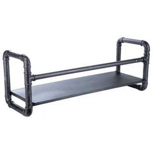 XXL 20&#034; Black Industrial Iron Single Pipe Shelf Home Office Bar Decor Free ShiP!