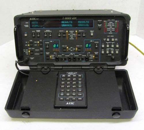 TTC T-Berd 224 PCM Analyzer + Signaling Keypad DS0 Options 59665
