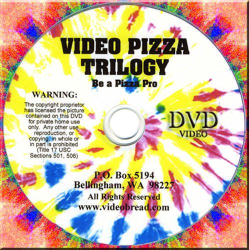 Pizza baking class - 2 dvd gift set - 137 min (italian bread cooking oven pan) q for sale