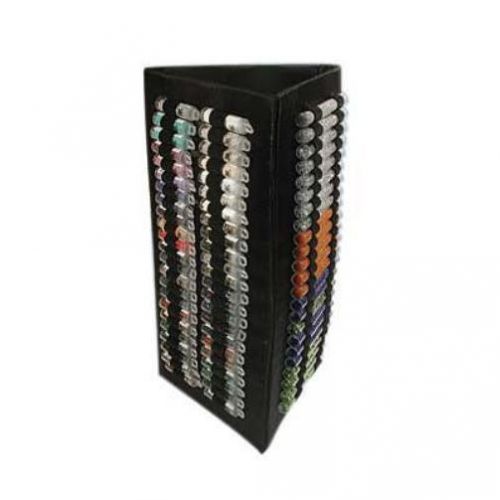 Bead Tube Tower (Holds Round Tubes) Black Btw1 Measures 8&#034; X 16&#034; When Closed New