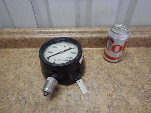 5&#034; ashcroft duragauge pressure gauge 15000 psi monel k500 tube monel 400 socket for sale