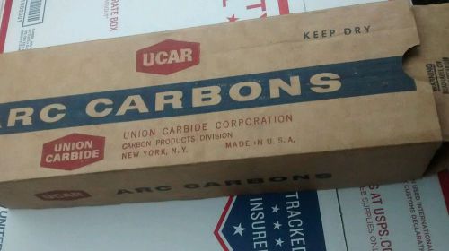 Union carbide ucar arc carbons L3212 10mm photographic wf