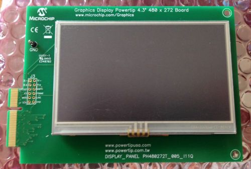 Microchip PICtail Plus Powertip 4.3&#034; LCD Graphics Display Board Lot of 15