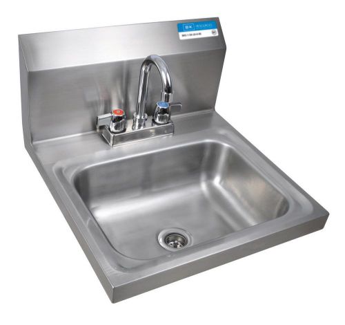 NEW BK RESOURCES Hand Sink with faucet, Model BKHS-W-1410