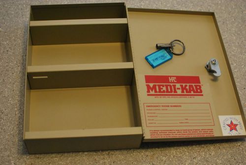 HPC MEDI-KAB 2 Shelf Locking Medicine Cabinet