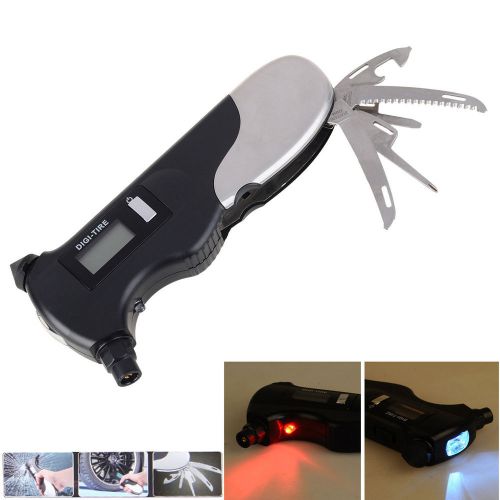 All-In-1 Automotive Multi-Tool (dig. tire gauge, flashlight &amp; more!!) GIFT IDEA!