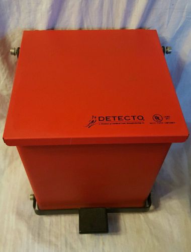 Detecto receptacle baked epoxy red 16 quart (4 gallon) 13 h x 11 3/4 w x 13 for sale