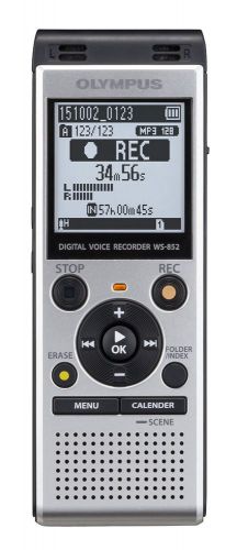 Olympus Digital Voice Recorder WS-852, Silver
