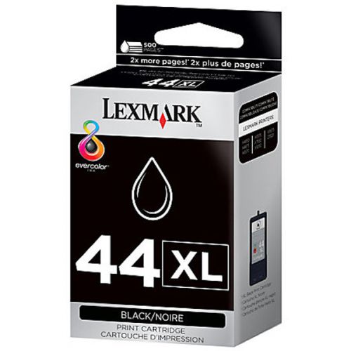 LEXMARK 44XL 18Y0144  BLACK PRINTER CARTRIDGE YIELDS UP TO 500 PAGES NEW IN BOX
