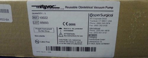 Cooper Surgical Mityvac Reusable Obsterical Vacuum Pump 10022 NEW