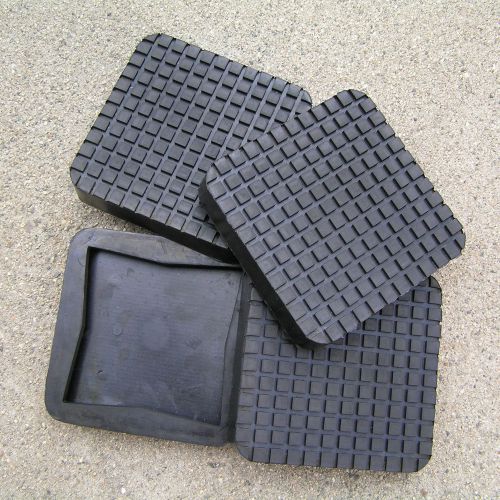 New set of 4 - square rubber arm pads for bendpak/ danmar 2-post car lift for sale