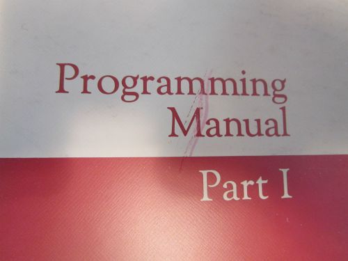 Summation testwindows programming manual part i &amp; part ii for sale