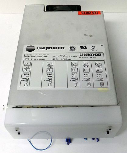 UNIPOWER UNIMOD MODEL UM-FKLNN-H 001-3225-100 MAX WATTS 800W POWER SUPPLY