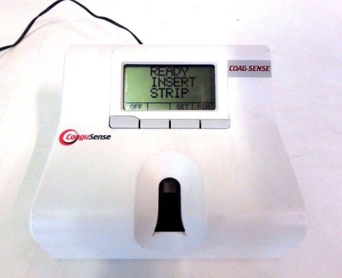 CoaguSense Coag-Sense 03P63-01 Medical PT/INR Monitoring System w/ AC Adapter