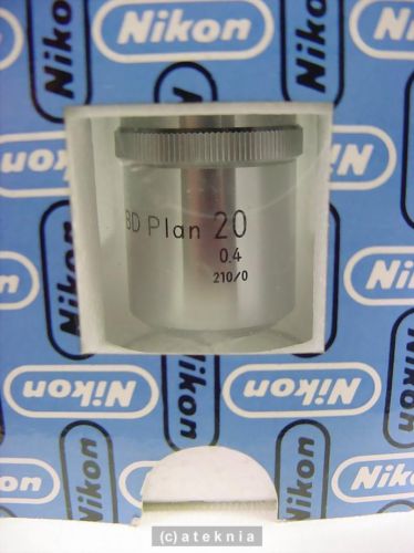 Nikon BD Plan 20X  Microscope Objective  NA is 0.40  NEW IN THE BOX