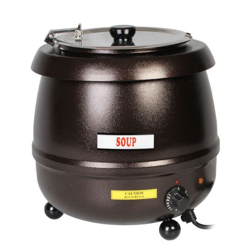 Excellante SEJ32000C 10-1/2-Quart Stainless-Steel Soup Warmer Brown